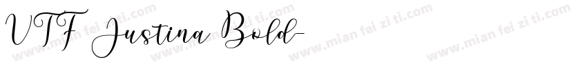 VTF Justina Bold字体转换